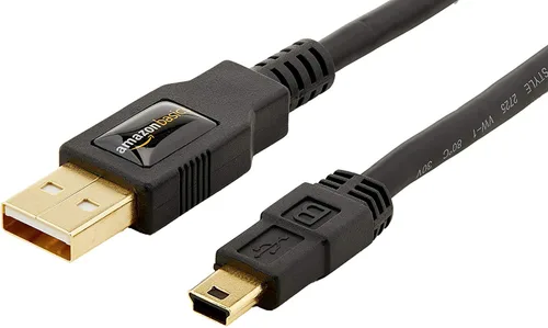 Vista 9 de Amazon Basics Cable USB-A a Mini USB 2.0, velocidad de transferencia de 480 Mbps con enchufes chapados en oro, 3 pies, negro