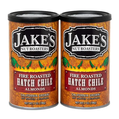 Vista 14 de Jake's Nut Roasters - Almendras para barbacoa (paquete de 2) almendras sazonadas tostadas secas enteras - Bocadillo alto en proteínas con sabor a