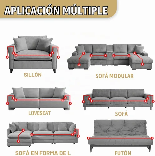 Vista 9 de H.VERSAILTEX Funda de sofá impermeable de felpa para respaldo y apoyabrazos, mullida, suave, antideslizante, lavable, funda protectora para perros