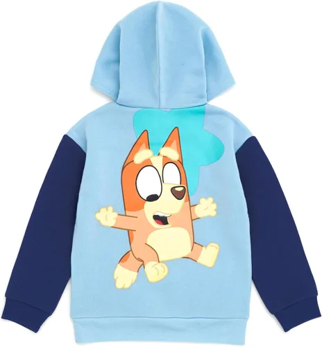 Vista 5 de Bluey Sudadera con capucha de forro polar de bingo para niños pequeños