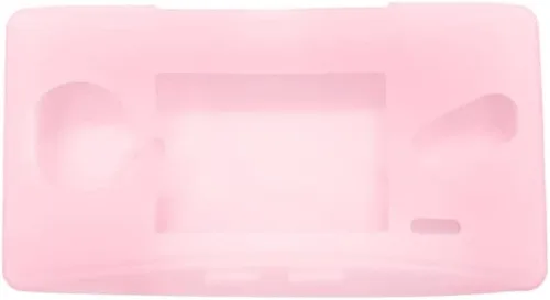 Vista 2 de Funda protectora de silicona suave para consola Gameboy funda a prueba de golpes para protección GBM funda antiarañazos rosa