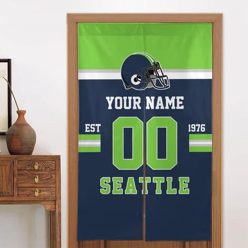 Vista 7 de Cortinas de puerta de Nueva Orleans, panel de cortina personalizado para puerta con número de nombre, cortina japonesa personalizada para New Orleans