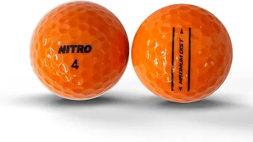 Vista 3 de Nitro NMD12OBXC Maximum Distance Golf Ball (12-Pack), Orange