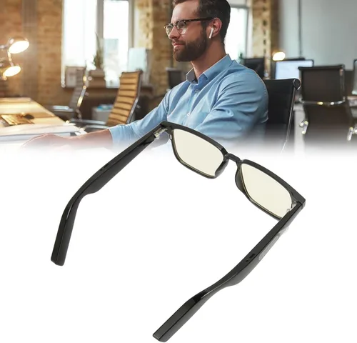 Vista 6 de Lentes inteligentes, gafas Bluetooth 5.3, lentes de audio inteligentes, micrófono integrado, altavoz IPX4, lentes de sol Bluetooth compatibles