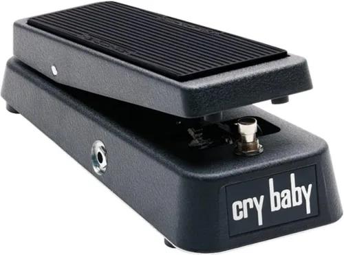 Vista 4 de Paquete de pedal de «wah» clásico Dunlop Crybaby GCB-95 con 2 cables de conexión y 6 púa Dunlop surtidas