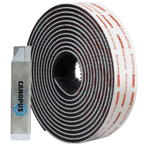 Vista 8 de CANOPUS SJ3550 250 - Cinta de bloqueo con cierre de gancho y bucle, color negro para colgar imágenes, letreros y pantallas, controles remotos