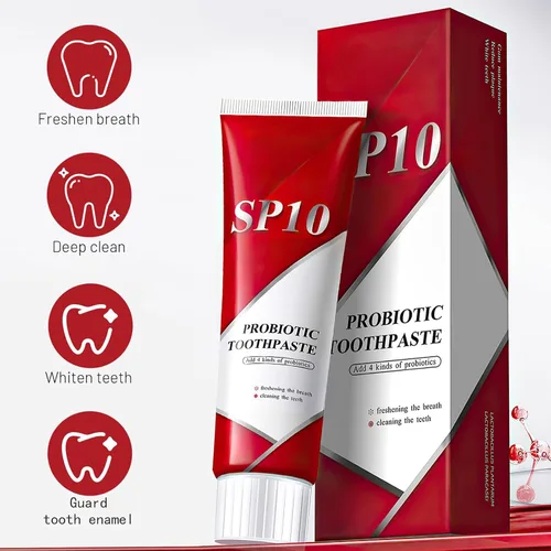 Vista 2 de Cophksu Sp10 Pasta de dientes probiótica, Sp10 Pasta de dientes probiótica blanqueamiento, Sp 10, Sp10 Pasta De Dientes (2 unidades)