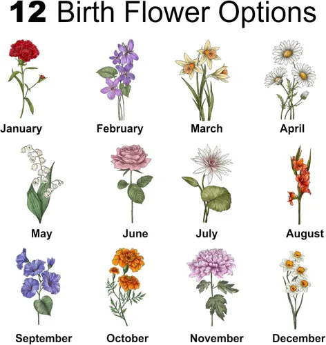 Vista 7 de Birth Flower - Vaso personalizado con asa y nombres, taza de viaje personalizada de 40 onzas, tazas de viaje de acero inoxidable con aislamiento