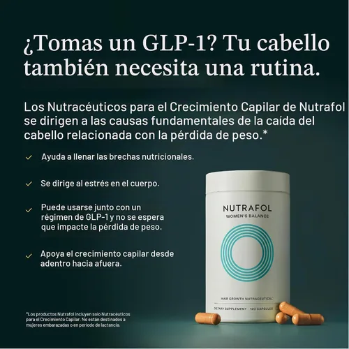 Vista 12 de Nutrafol - Suplementos para el crecimiento del cabello para mujer, mayores de 45 años