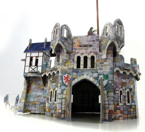 Vista 5 de Clever Paper Torre redonda con figuras