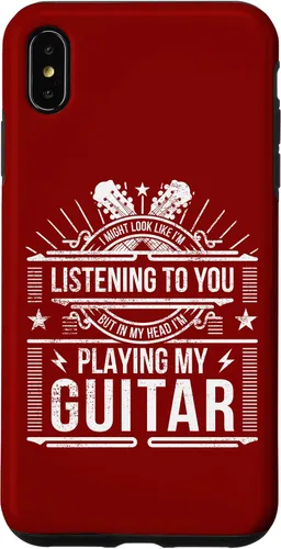 Vista 7 de iPhone 11 Guitarist Not Listening - In My Head I'm Playing - Funda para guitarra