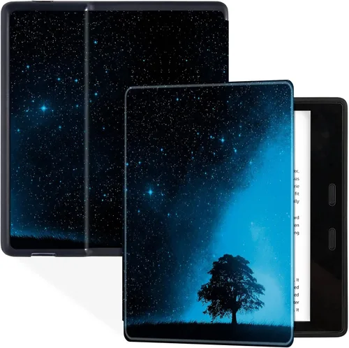 Vista 14 de Funda suave para Kindle Oasis (10ª generación, lanzamiento 2019 y 9ª generación, versión 2017) – Funda protectora delgada y ligera con apagado
