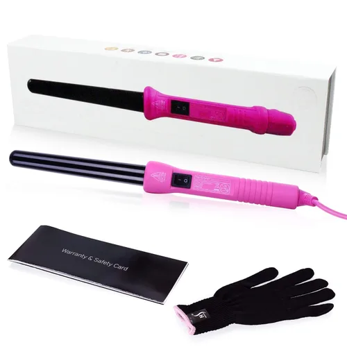 Vista 3 de HerStyler Plancha rizadora grande Pink & Colorful Seasons Plancha plana rosa