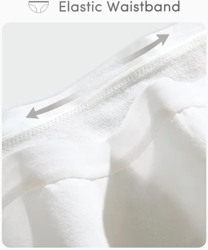 Vista 3 de Adorel Ropa interior de algodón para adolescentes y niñas, color sólido, paquete de 8