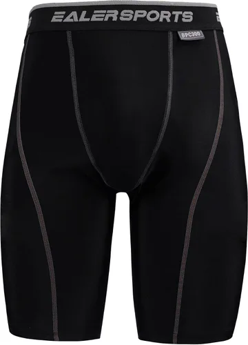 Vista 2 de EALER HCP - Pantalones de compresión de hockey con copa atlética y pestañas para calcetines, hockey para hombres y niños, adultos y jóvenes