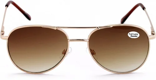 Vista 6 de Gafas de Lectura Clásicas de Metal - Lector de Gota de Lágrima con Bisagra de Resorte