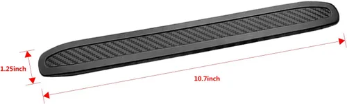 Vista 7 de runmade 4 piezas universales para parachoques trasero de automóvil, camión, SUV, protector lateral antiarañazos, tiras de goma negras
