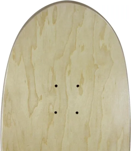 Vista 3 de Moose Old School - Tabla de monopatín (10 x 33 pulgadas, natural)