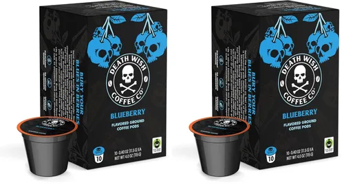 Vista 18 de Death Wish Coffee Cápsulas de tostado medio de una sola porción – El café más fuerte del mundo – Mezcla más ligera de granos arábica audaz y Robusta
