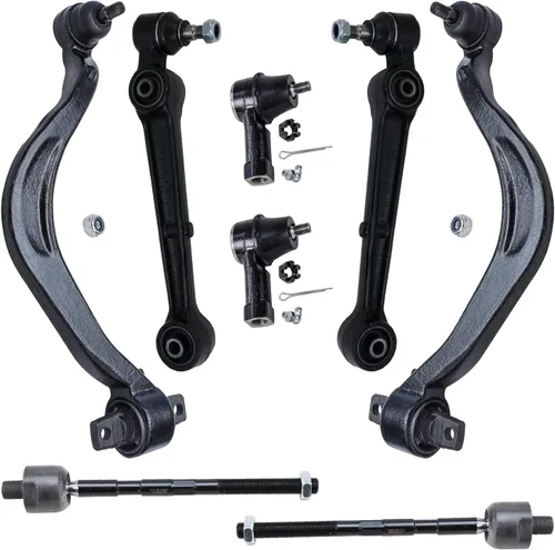 Vista 362 de Detroit Axle - Kit de brazos de control de extremo de 8 piezas para Toyota 2001-2003 Highlander 2002-2003 Camry Lexus ES300, 2 conjuntos de brazos