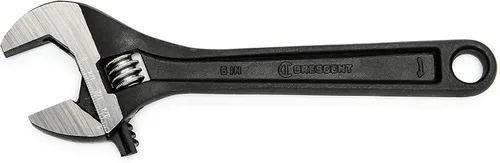 Vista 2 de Crescent Llave ajustable de 4" con acabado de óxido negro - Presentada en tarjeta - AT24VS