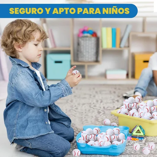 Vista 3 de JOYIN Paquete de 36 Spinners Fidget de Béisbol para Niños, Recuerdos de Fiesta de Béisbol, Juguetes Fidget al Por Mayor, Pelotas Antiestrés