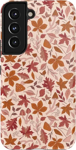 Vista 231 de Casely Funda para Galaxy S9 Postura de cadáver Yoga de esqueleto Diseño protector delgado esencial de doble capa