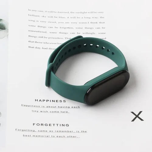 Vista 5 de [4 paquetes] Bandas para Mi Band 7 Correa Reemplazo Pulsera Xiaomi Mi Band 7 Accesorios Banda de reloj para Hombres Mujeres Xiaomi 7 Pulsera