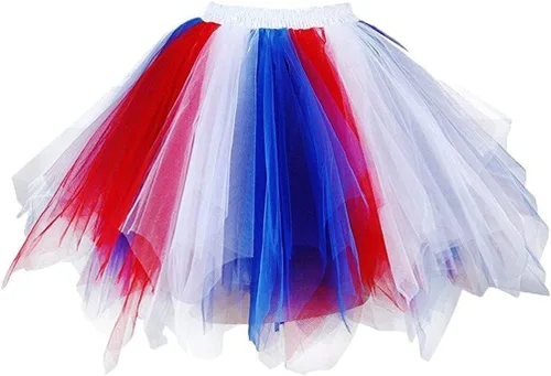 Vista 58 de Falda tutú de ballet para disfraz de fiesta de mujer