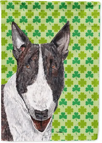 Vista 54 de Caroline's Treasures SS4442GF Affenpinscher Bandera de jardín con retrato de trébol del día de San Patricio para buzón, bandera decorativa