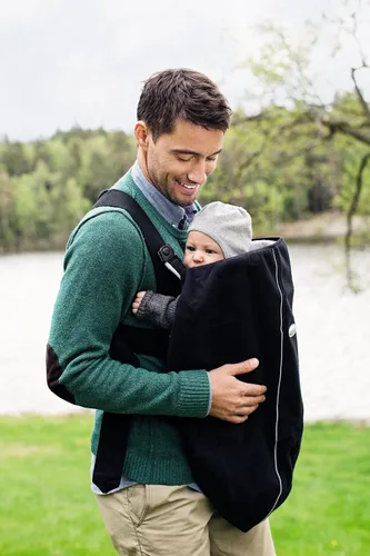 Vista 2 de BABYBJORN Funda para Portabebés - Negro