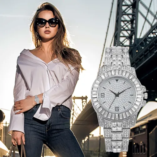 Vista 2 de Willisos Relojes para mujer reloj analógico de cuarzo esfera redonda sólida romana correa de cuero reloj de pulsera