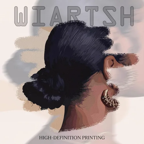 Vista 7 de WIARTSH Black Girl - Juego de 9 lienzos abstractos de mujer afroamericana, arte moderno de melanina de moda para sala de estar, dormitorio