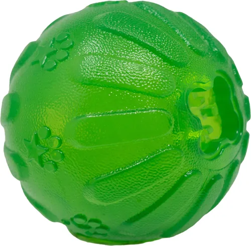 Vista 5 de Starmark Treat Dispensing Chew Ball - Juguete resistente para perros, mediano/grande para razas grandes