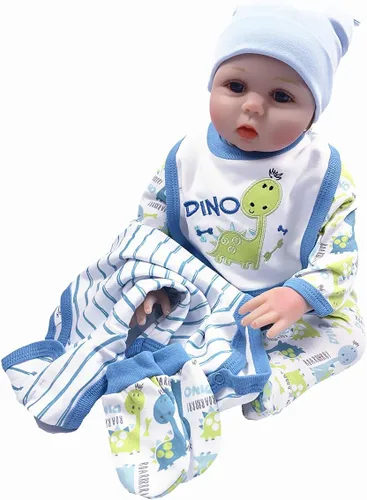 Vista 5 de Reborn Baby Dolls - Juego de dinosaurios de 22 pulgadas para muñecas Reborn
