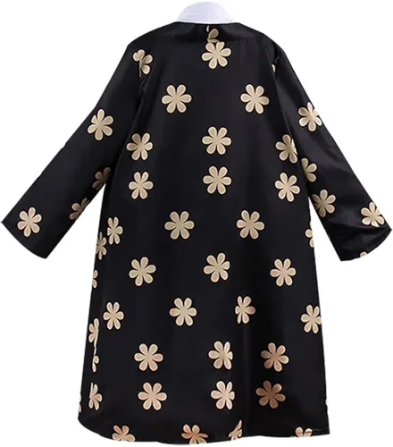 Vista 5 de CLLMKLCOS Disfraz de Nico Robin para mujer, uniforme de impresión digital, Kinomo, disfraz de Halloween
