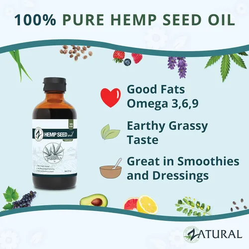 Vista 6 de Aceite de cáñamo, antiinflamatorio, alivio del dolor, 100 % puro, prensado en frío, Omegas Vegano de alta calidad 3 y 6, sin rellenos ni aditivos