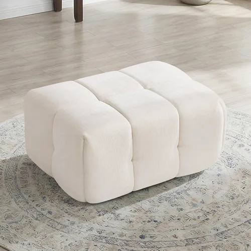 Vista 9 de Sofá de dos plazas seccional modular sin armazón de 78.7 pulgadas, sofá nube capitoné con asiento profundo, sofá de chenilla para sala de estar