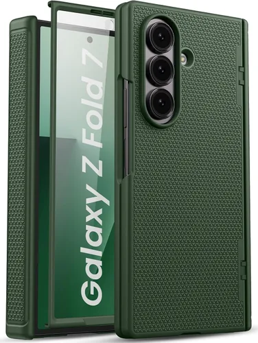 Vista 12 de Funda para Samsung Galaxy Z Fold 7 con Protección de Bisagra y Protector de Pantalla, Diseño Delgado de PC Duro Resistente a Golpes 360° Funda