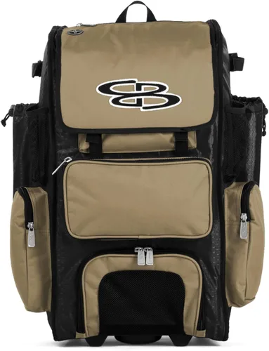 Vista 34 de Boombah Rolling Superpack - Bolsa para equipo de béisbol/sóftbol, varios colores, mango telescópico y capacidad para 4 murciélagos, versión