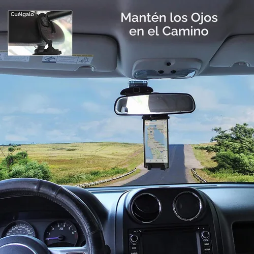 Vista 3 de Bondi Plus - Soporte y soporte flexible de silicona para teléfono, soporte ajustable para colgar en el coche, bicicleta, escritorio y viajes, se
