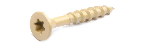 Vista 10 de Tornillos para cubierta #8 x 1-1/2 Pulgadas, Tornillos de madera para exterior, Cabeza de transmisión Torx plana, Rosca parcial, Acero de carbono