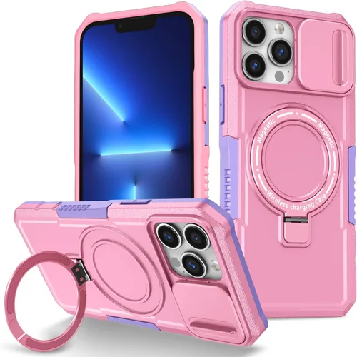 Vista 39 de Funda magnética para iPhone 11, soporte de anillo con ventana corrediza, funda protectora mate a prueba de golpes para iPhone 11 6.1, fundas