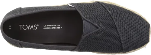 Vista 5 de TOMS Hombres Alpargata Cuerda Casual Zapatos - Beige