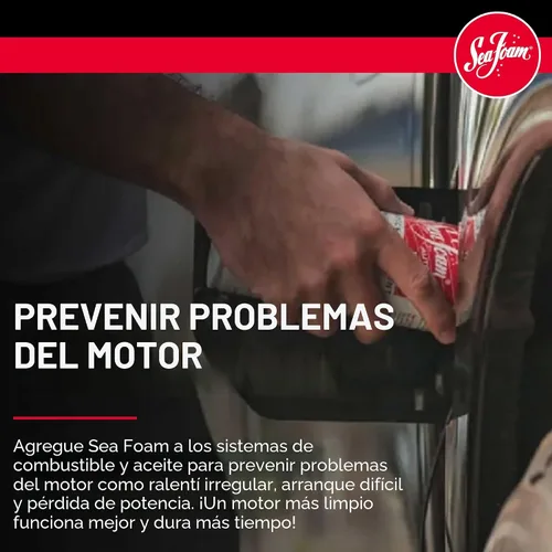Vista 5 de Sea Foam Aditivo de combustible y aceite para tratamiento de motores, SF16, 16 onzas, paquete de 6