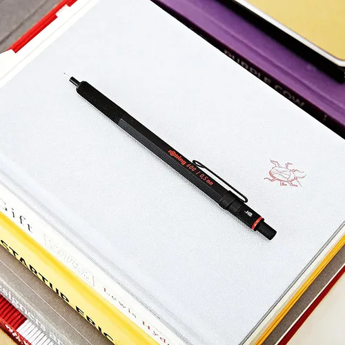 Vista 6 de Lápiz mecánico rotring 600 Series, 0.014 pulgadas, Cuerpo negro