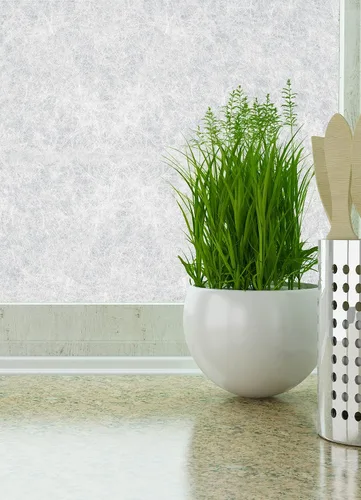 Vista 2 de Fablon FAB13832 - Película de papel para ventana de arroz, blanco y blanco roto