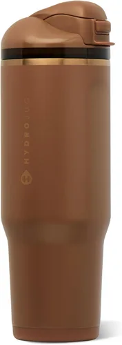 Vista 81 de HydroJug Ease2o - Botella de agua aislada de 24 onzas, tapa con popote y Duna