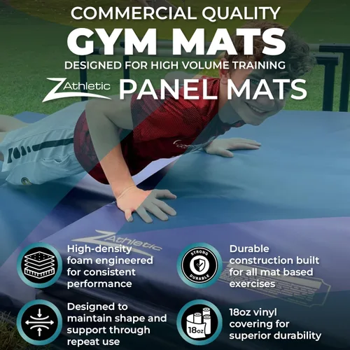 Vista 5 de Z Athletic Colchoneta plegable para gimnasia y acrobacia