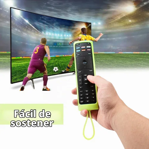 Vista 6 de Paquete de 2 fundas para control remoto Vizio, compatible con Vizio Remote Case XRT136 / XRT140 Series Universal Smart TV Control Funda de silicona